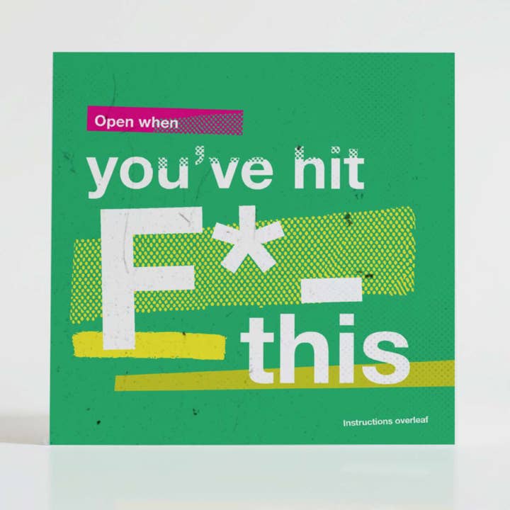 Open When You’ve Hit F This for wholesale by Brilliantly Brave