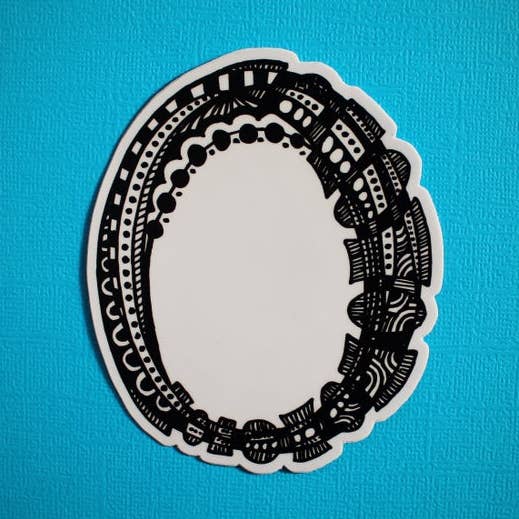 Zenspire Designs - Wholesale Sticker - Letter O Sticker (WATERPROOF)0