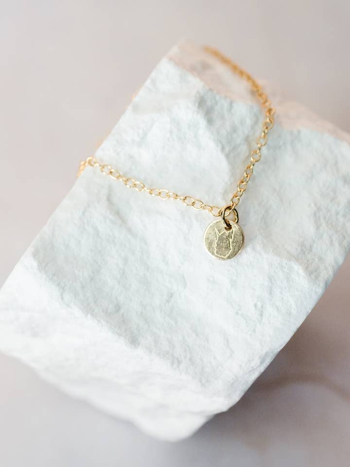 Gold Filled WV Charm Bracelet for wholesale by A Little Selah