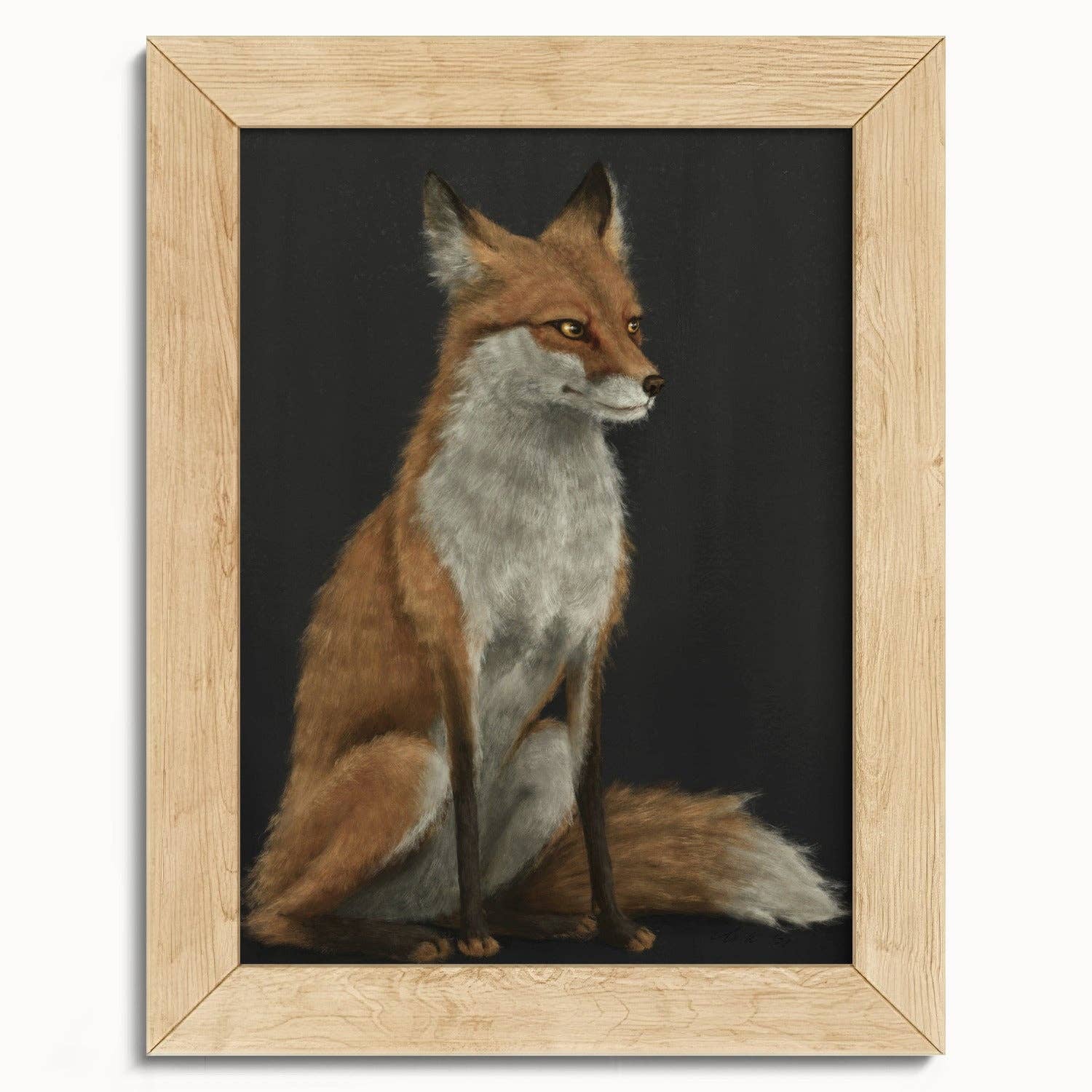 The Ugly Cat Studio - Wholesale Art Print - Red Fox Fine Art Print - Black Edition8