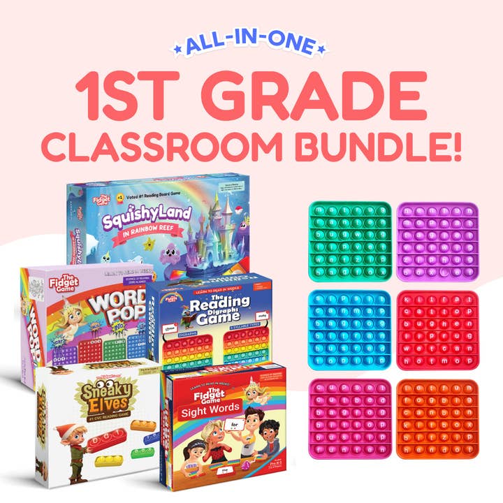 1st Grade Classroom Bundle for wholesale by The Fidget Game