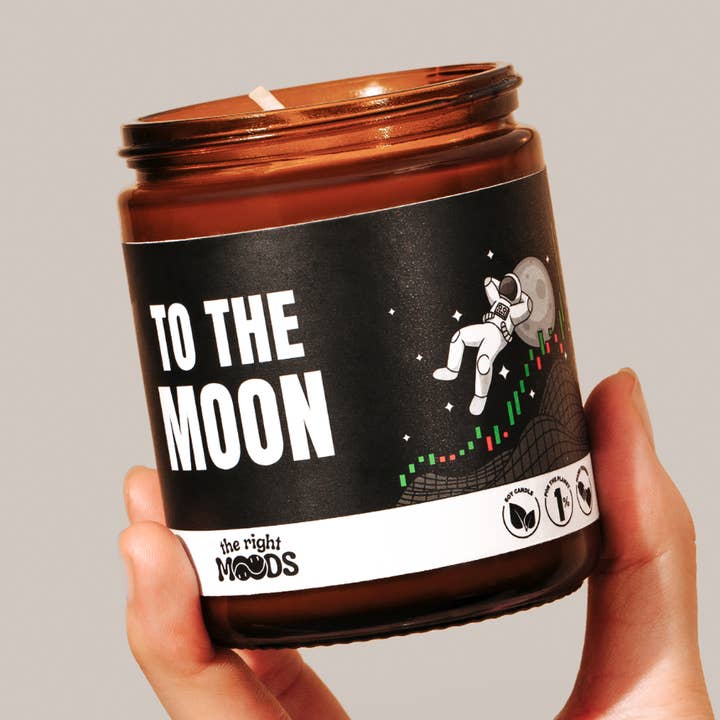 Funny Gift Candles – CRYPTO MOOD – Scented Handmade Soy wax for wholesale by The Right Moods Candles