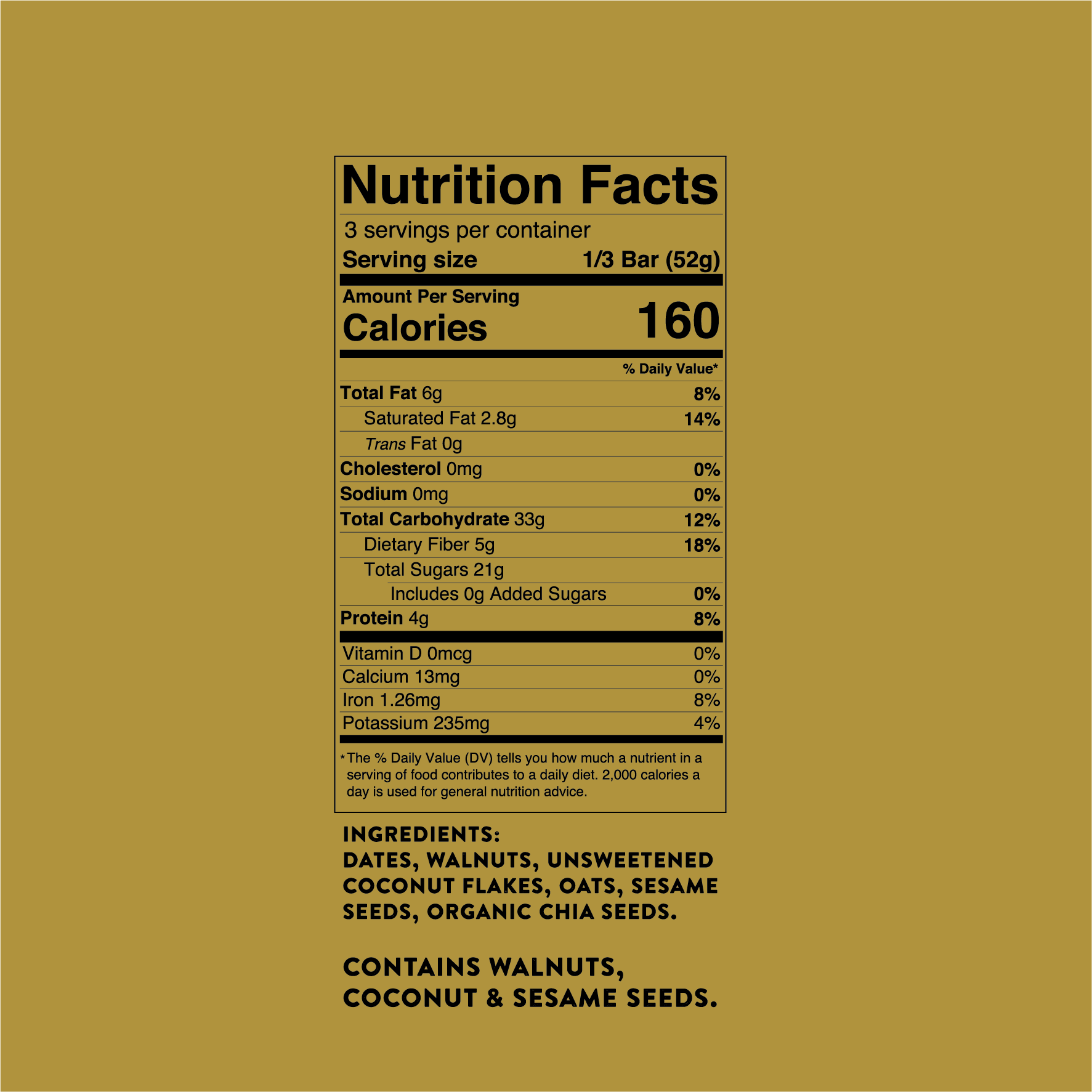 Eden's Unsinful Pleasures - Wholesale Snack Bar - Coconut Chia Wellness Bars6