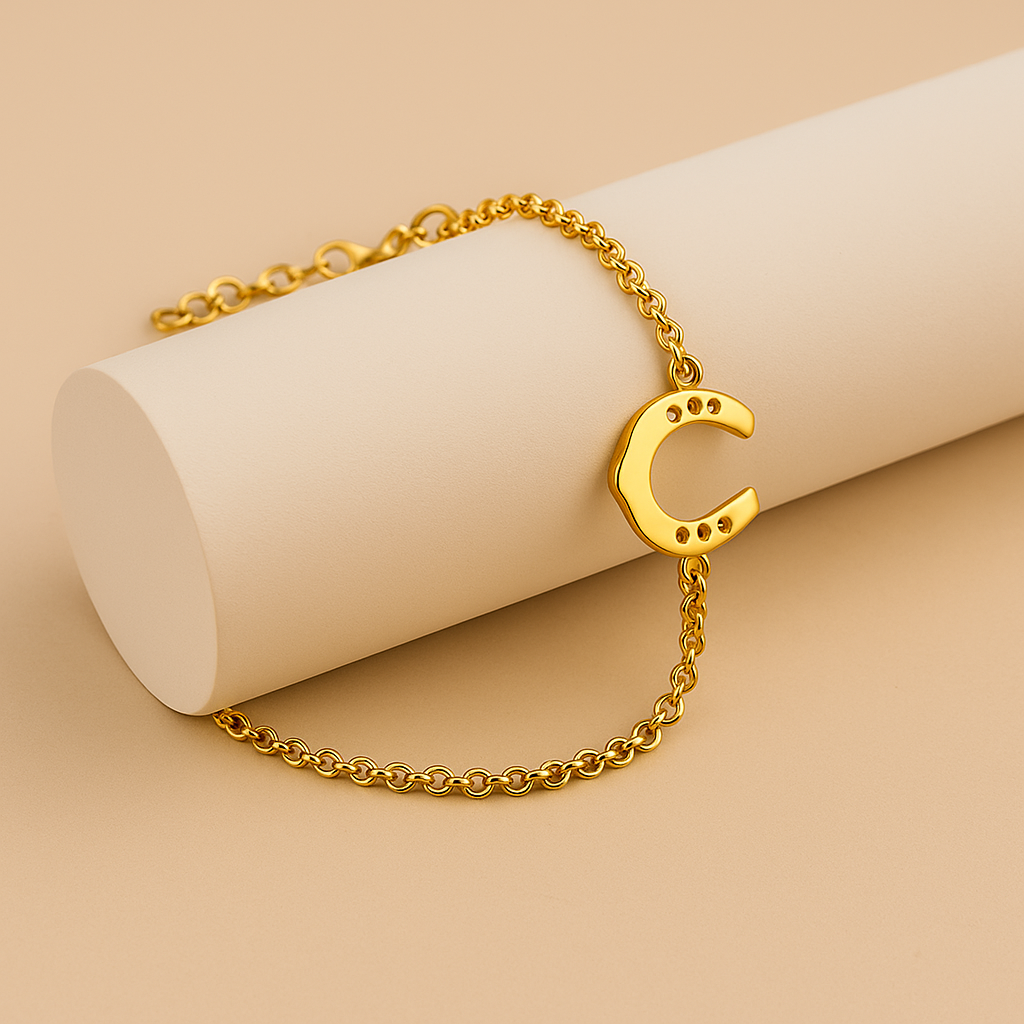 TALISMAN JEWELLERY (D&Fidanverdi, S.L.) – wholesale Berlockarmband – 18k Guldpläterat Hästsko Kedjearmband1