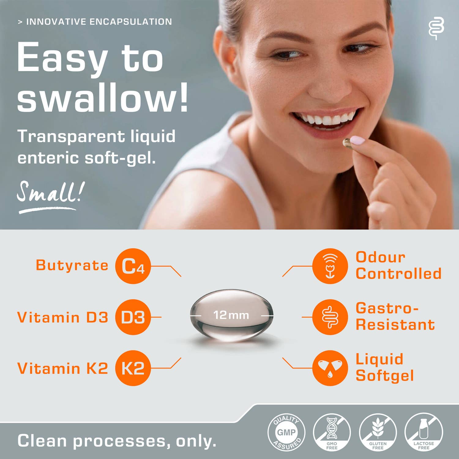 RedoxBox – wholesale Oral supplement/vitamin – AMPBIOTIC® - Butyrate Vit.D3/K2 - Gut Immunity - 90 caps4