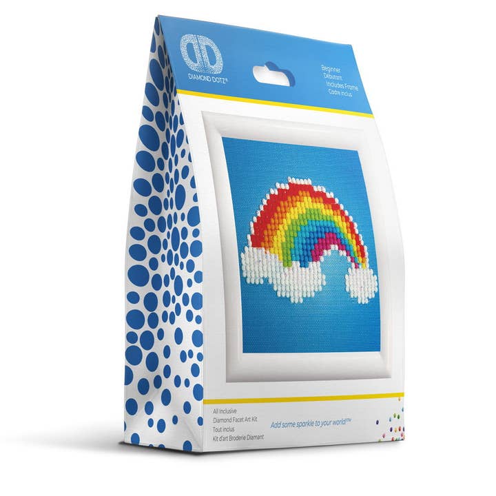 Toysmith - Wholesale Toy Set - Kids - Diamond Dotz Ever Living Rainbow - Framed0