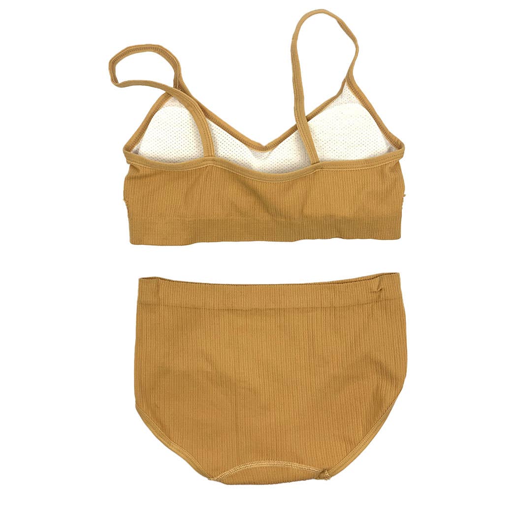 Surtido Conjunto de bralette texturizado + braguitas clásicas/T21303 de venta al por mayor en Faire14