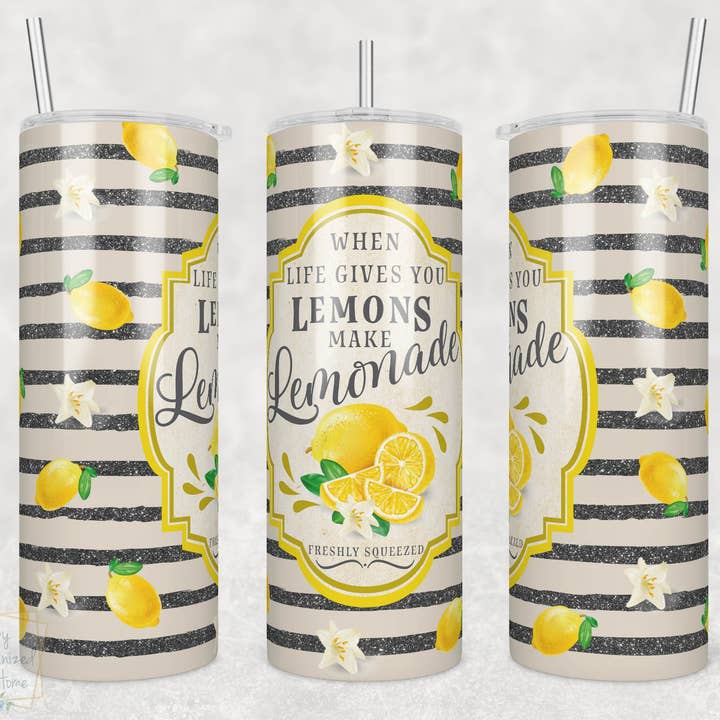 Gobelet mince When Life Gives you Lemons Make Lemonade pour la vente par Happy Organized Home