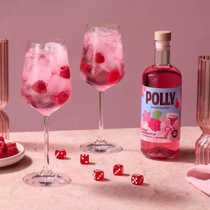 POLLY – Großhandel Alkoholfreier Aperitif/Mocktail – POLLY Pink Aperitif2