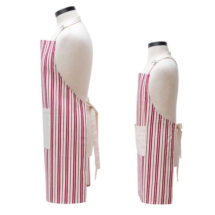 Handstand Kitchen - Wholesale Apron - Classic Striped Adult & Youth Apron Set – Matching 2pc2