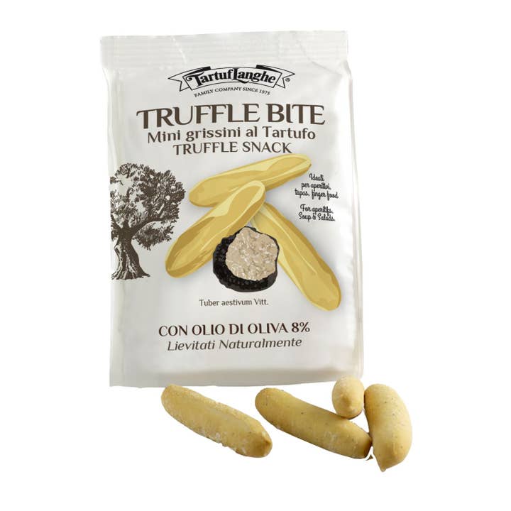 TartufLanghe - Wholesale Crackers - Truffle Bite: Mini Grissini Breadsticks With Truffle 3.53 Oz