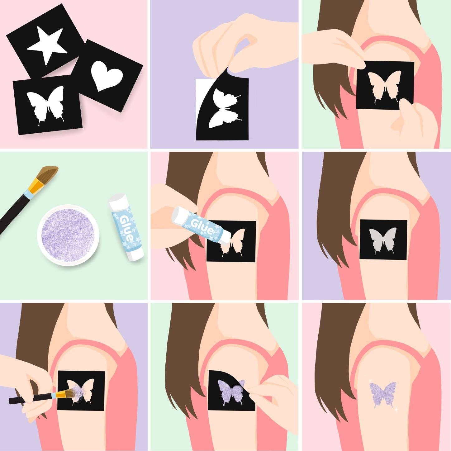 Sundust Cosmetics PTY LTD - Wholesale Temporary Tattoo - Kids Bio Glitter Tattoo Kits2