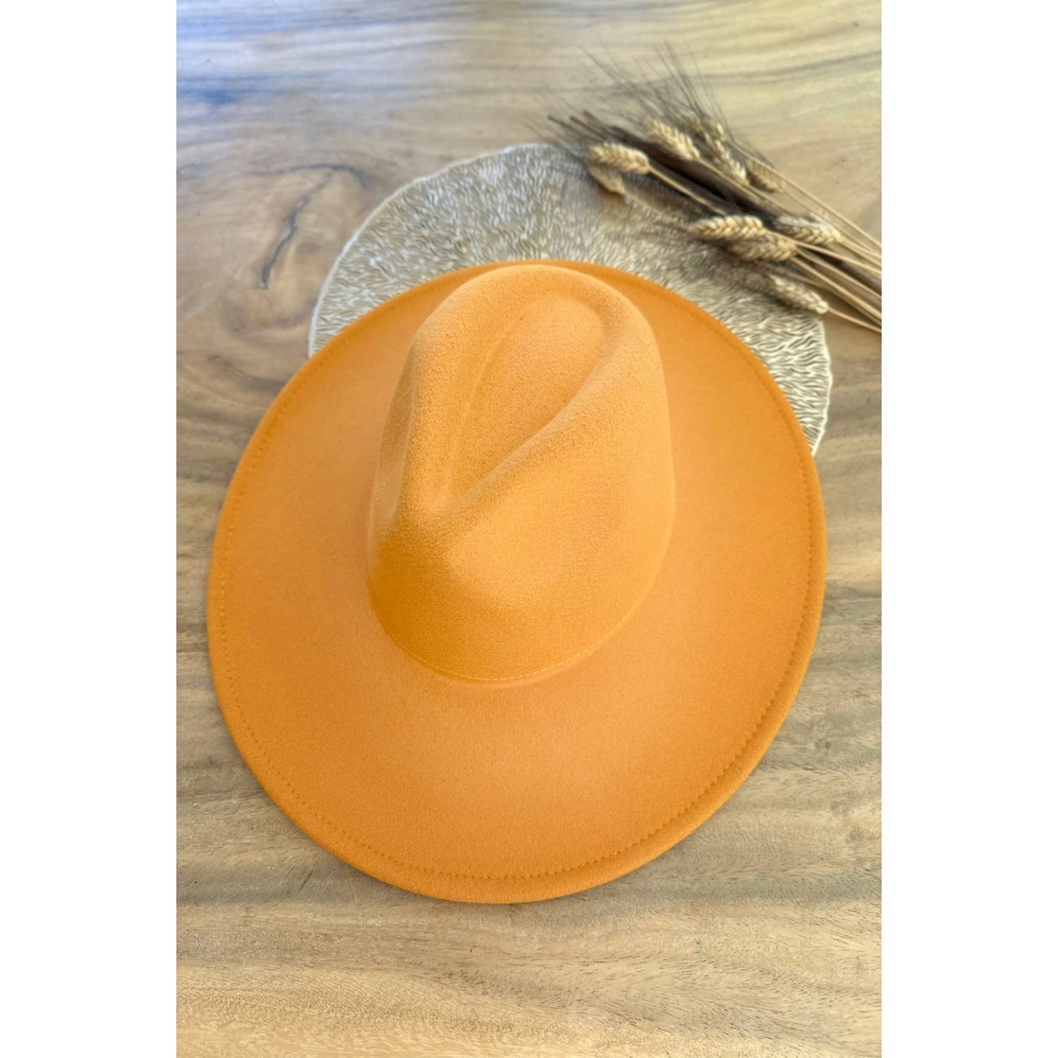 One and Only Accessories - Vente Chapeau en feutre - femme - Chapeau en feutre à large bord à la mode classique le plus vendu, nouvelle couleur 23