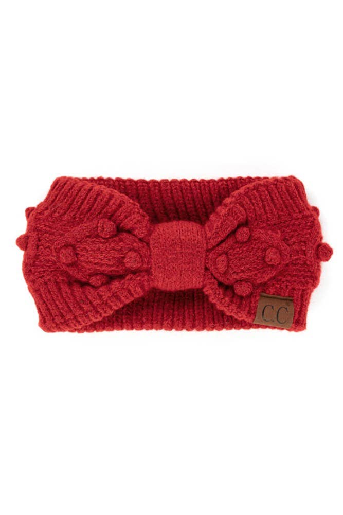 Hana - Vente Bandeau – femme - Enveloppe de tête à pompon C.C1