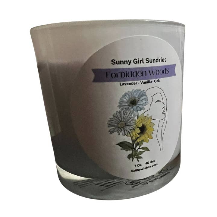 Forbidden Woods Wood Wick Candle for wholesale by Sunny Girl Sundries
