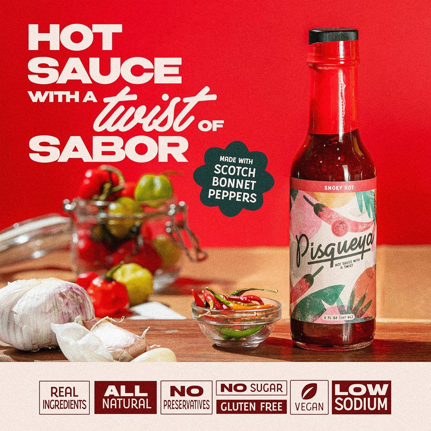 Pisqueya – Großhandel Scharfe Soße – Heiß wie Fuego Scotch Bonnet Hot Sauce1