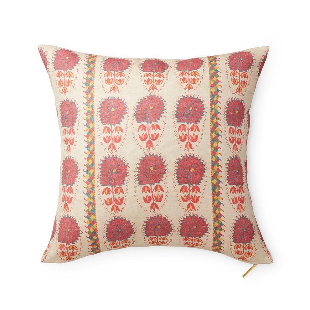 St. Frank - Wholesale Throw/Decorative Pillow - Fuchsia Daisy Suzani Pillow2