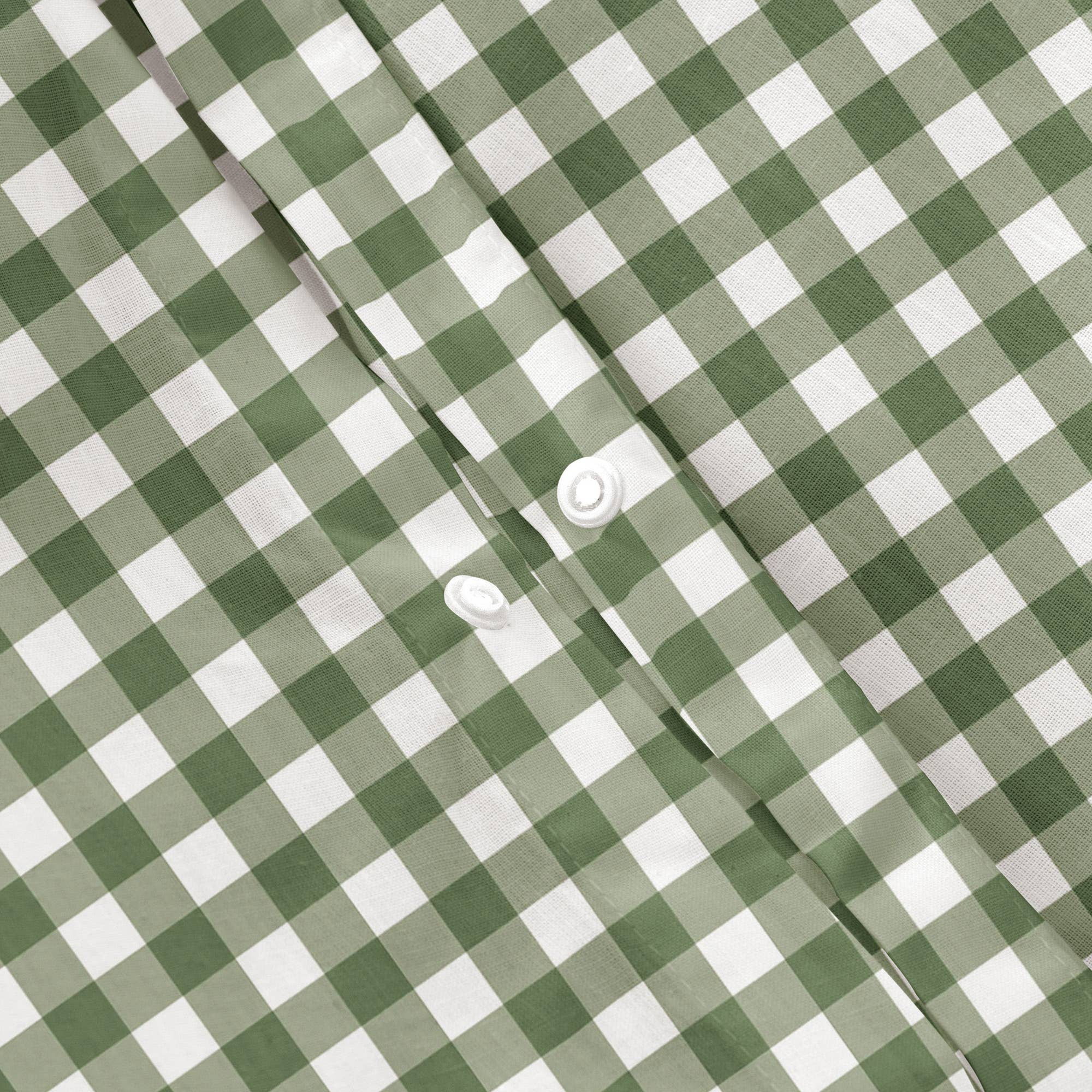 GAMUSI - Wholesale Duvet Cover - VICHY 100% Soft Cotton Duvet Cover Set 2/3 Pieces13