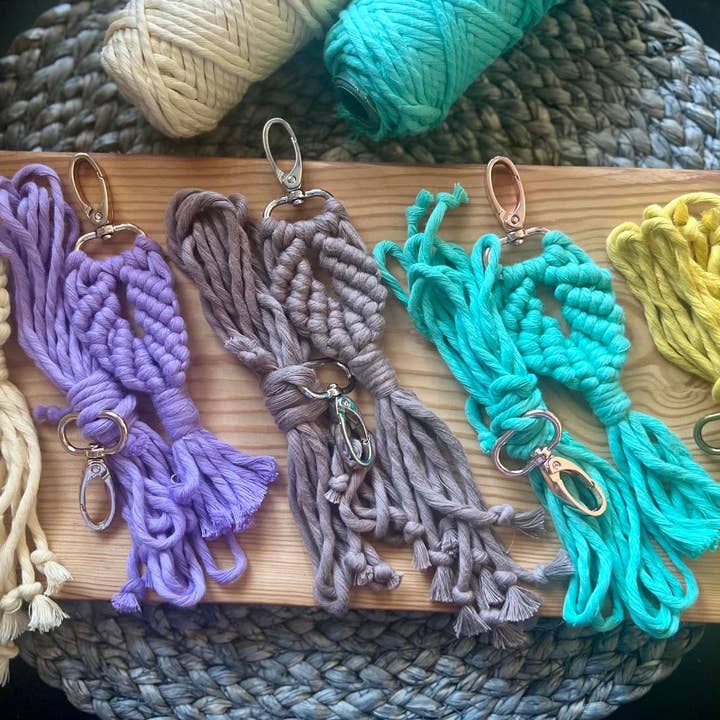 Macrame Keychain DIY Kit | Beginner Friendly Craft Kit for wholesale by Artizin Studio