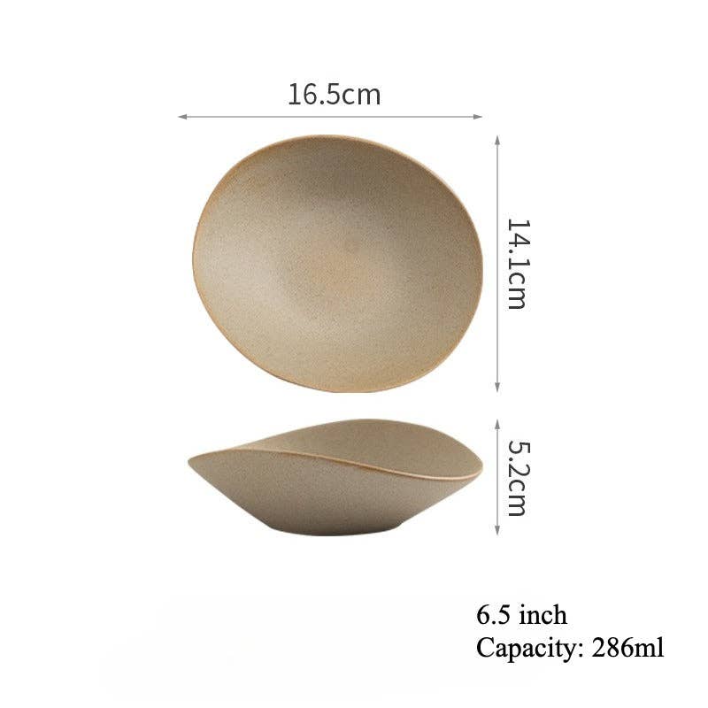 Gohobi （We cover U.S. import duties） – wholesale Serving bowl – Gohobi Japanese Ceramic Irregular Salad Bowl0