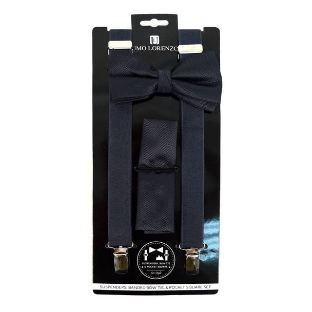 Selini New York - Wholesale Suspenders - Men's - Men's Solid Color Clip-on Suspenders4