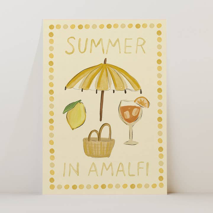 Sommar i Amalfi-tryck för wholesale av Illustrated by Weezy