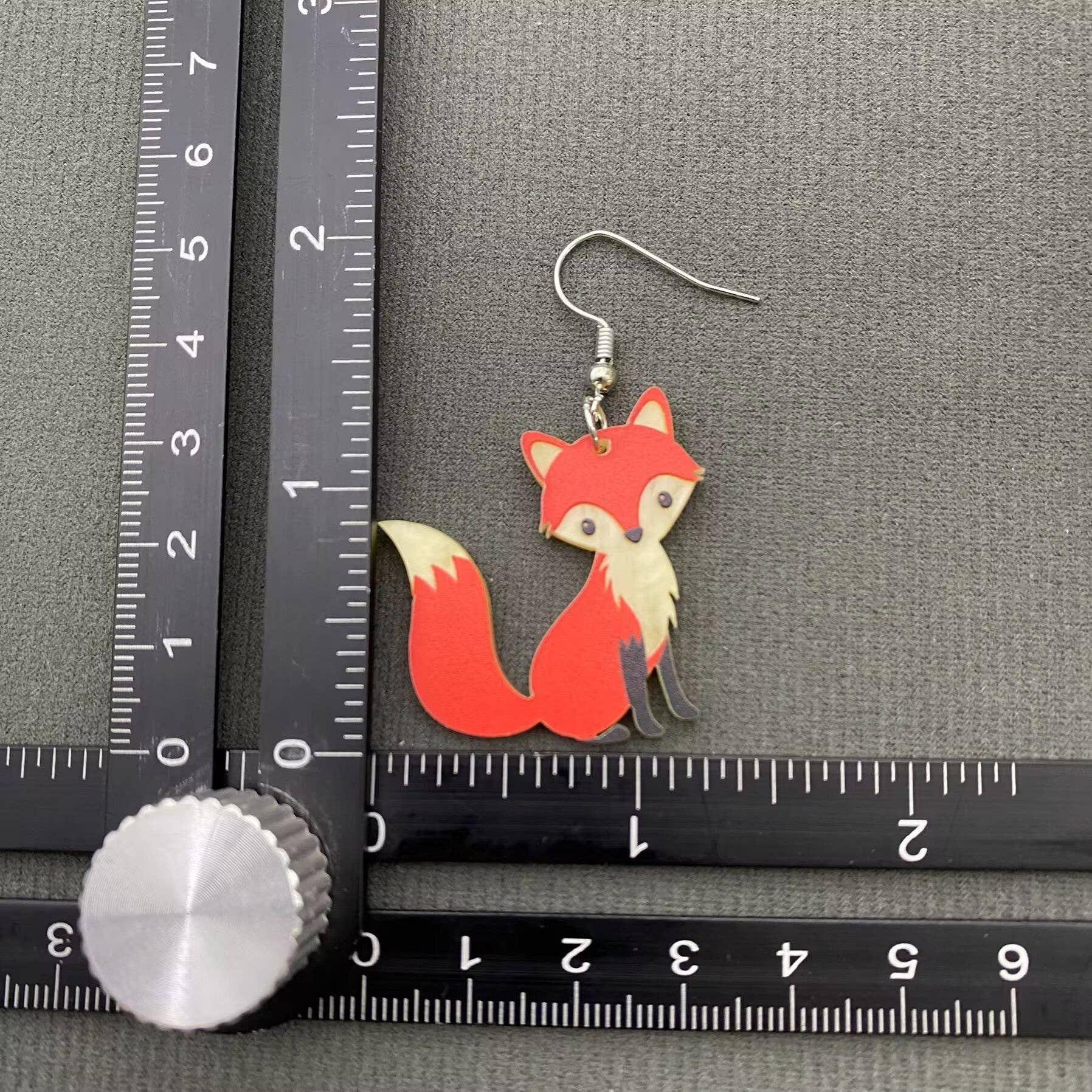 Mio Queena – wholesale Hängande örhängen – Akryl Fox Danle Örhängen - YK2