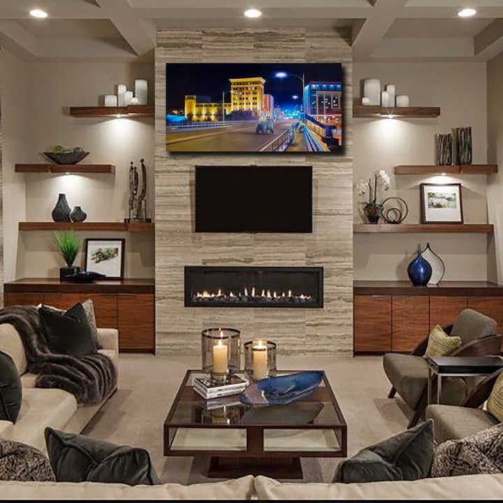 James Corwin Fine Art - Vente Affiche d'art - Griz Country - Missoula Montana City - Impression artistique sur toile2