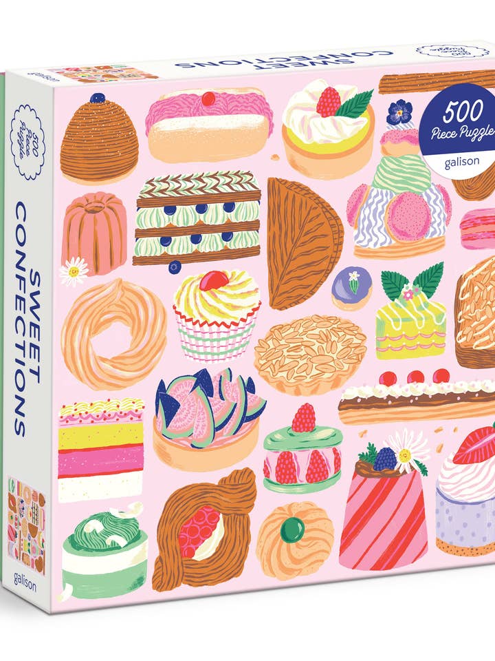 Sweet Confections 500 Piece Puzzle for wholesale by Chronicle Books