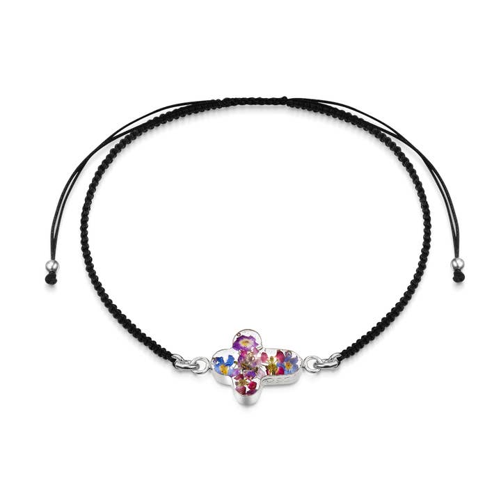 Armband aus Sterlingsilber - Purple Haze - Kreuz. für den Großhandel von Shrieking Violet