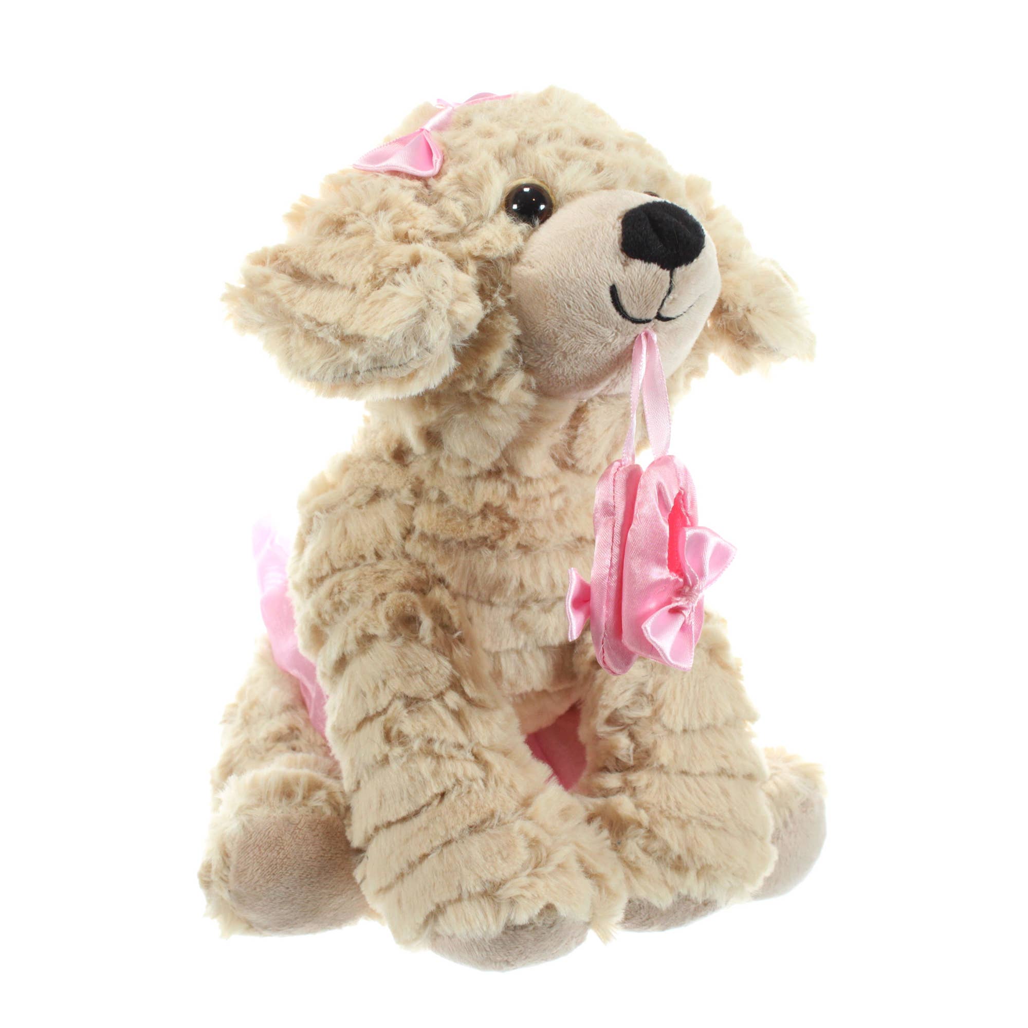 The Petting Zoo - Venta al por mayor Peluche - Niños y bebés - Peluche de Perrito Bailarina de 10" (24 cm) Rosa1