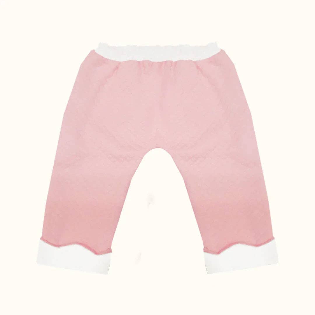 Pim-Pam-Pum - Wholesale Clothing Set - Baby - 2-Piece Old Rose Diamond Footless Set4