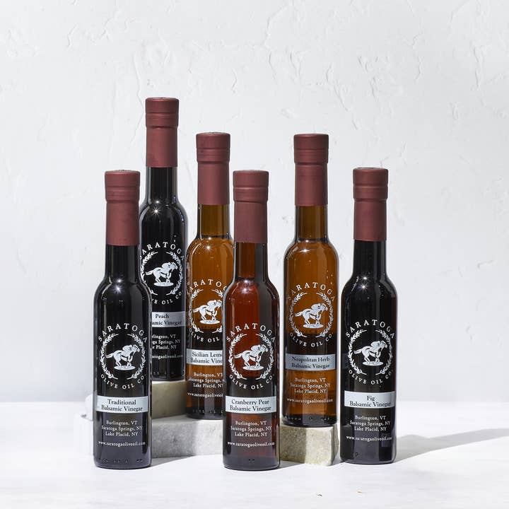 Saratoga Olive Oil Company - Wholesale Vinegar - Individual Bottle Best Seller Balsamic Vinegar Set0