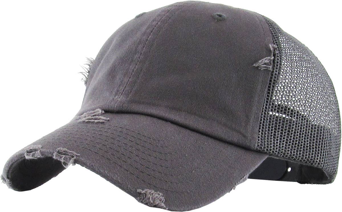 KBETHOS – Großhandel Basecap – Unisex – Vintage-Trucker-Cap mit Mesh-Einsätzen12