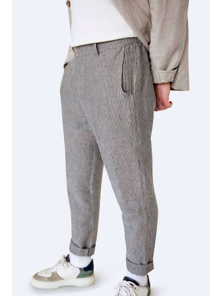 VADU Linen - Wholesale Pants - Men's - Classic Linen Chinos5