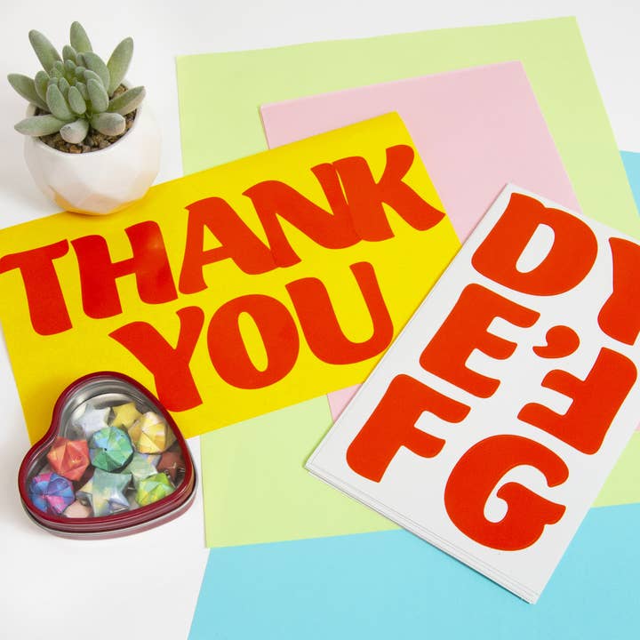 BAZIC Products - Wholesale Sticker - Kids & Baby - Alphabet & Number 2" Classic Color (10 SHEETS)5