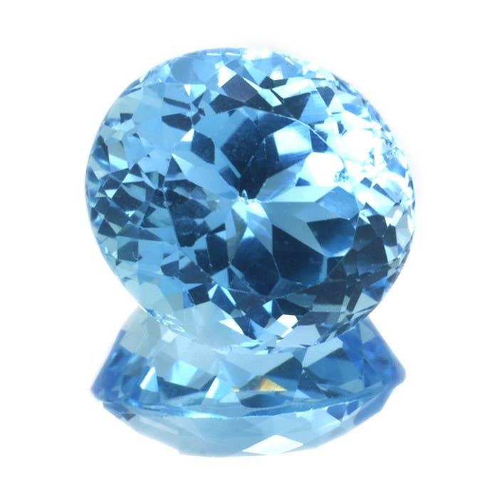 23,75 ct Blautopas im Ovalschliff für den Großhandel von Naturjoya