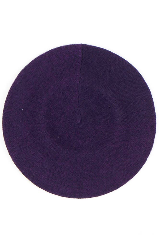 Hana – wholesale Beret – Women's – Stretchy Solid Color Beret15