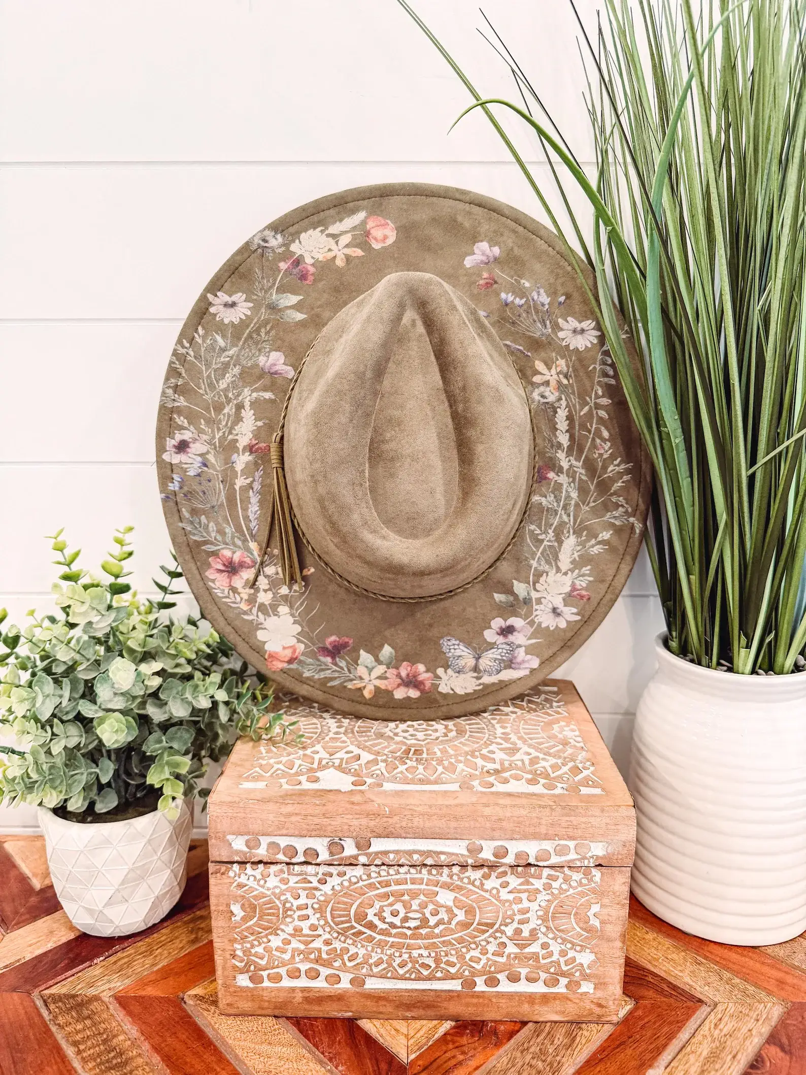 Willie & Dolly Designs - Wholesale Fedora - Women's - Floral Print Hat9