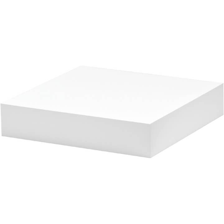 White Floating Shelf Kit 250x250x50mm 136 for wholesale by MASTERSHELF