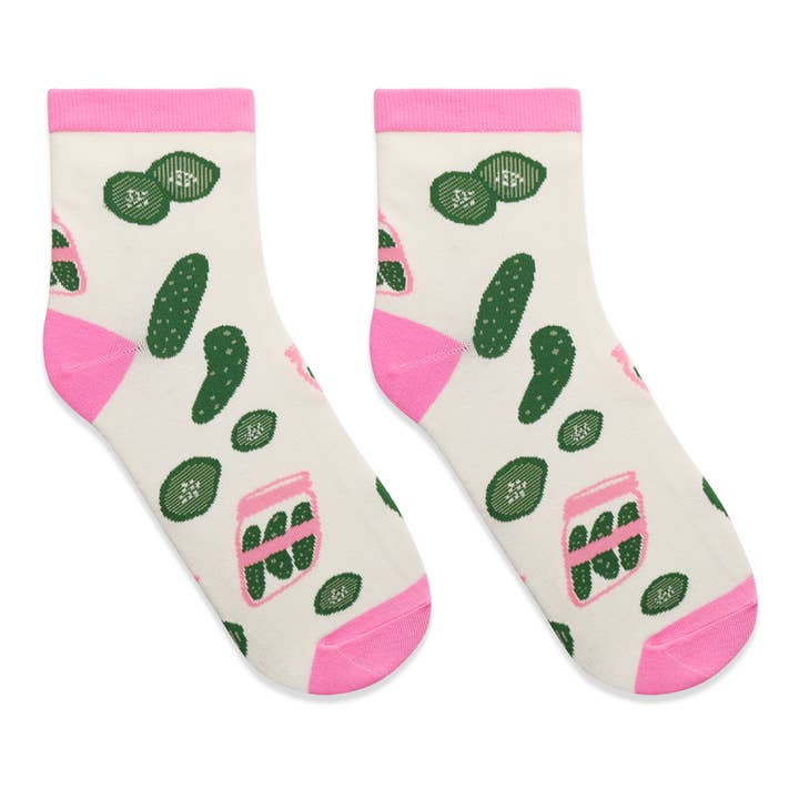 Lucky Feather - Wholesale Socks - Women's - Sockspirations - Simply Dill-ightful! (Pickle)