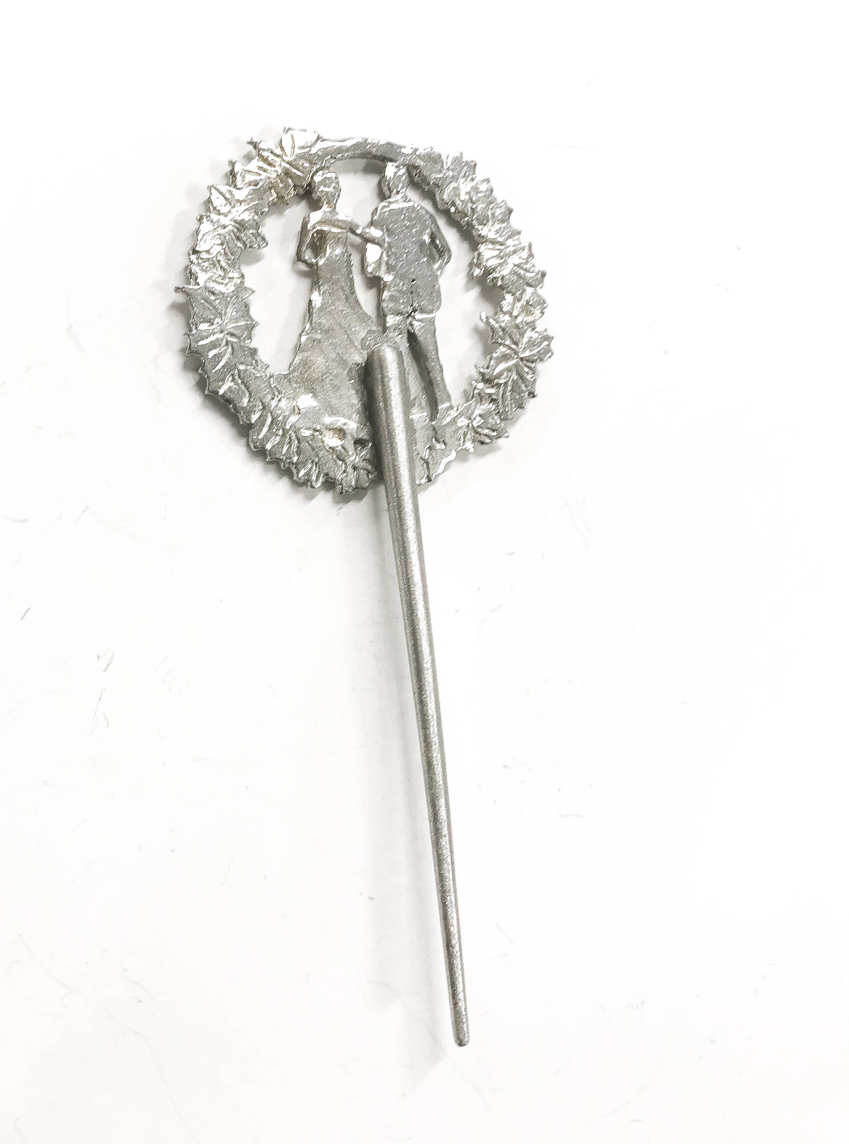 House of Morgan Pewter – Großhandel Kuchen-/Cupcake-Topper – Hochzeitstortenaufsatz Braut und Bräutigam — Verlobungs-Geschenk4