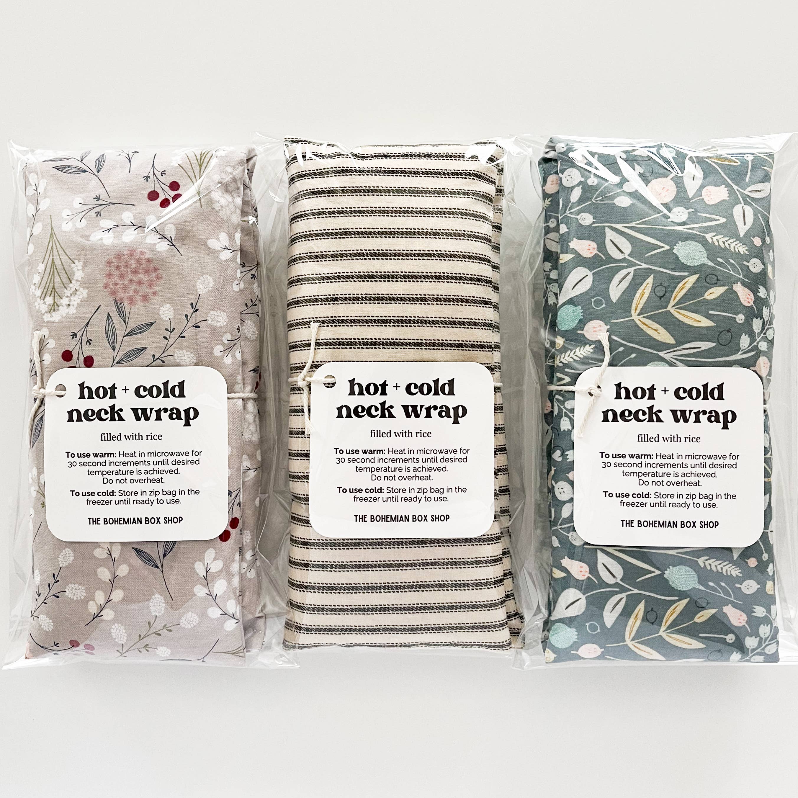 The Bohemian Box Shop - Wholesale Hot/Cold Compress - Add On - Protective Plastic Sleeves for Neck Wraps1