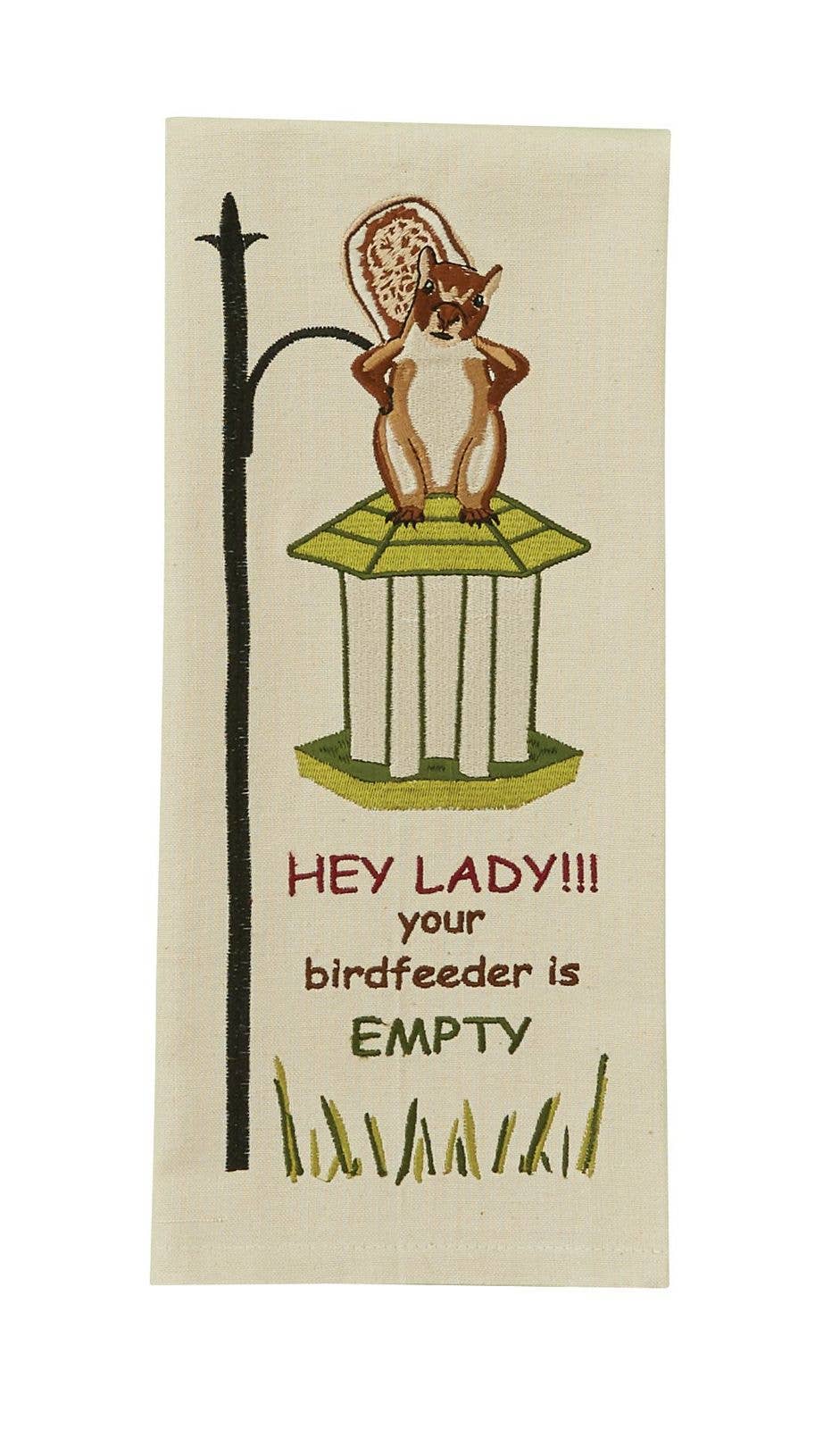 Park Designs - Wholesale Tea towel - Out Of Bird Seed Embroidered Dishtowel0