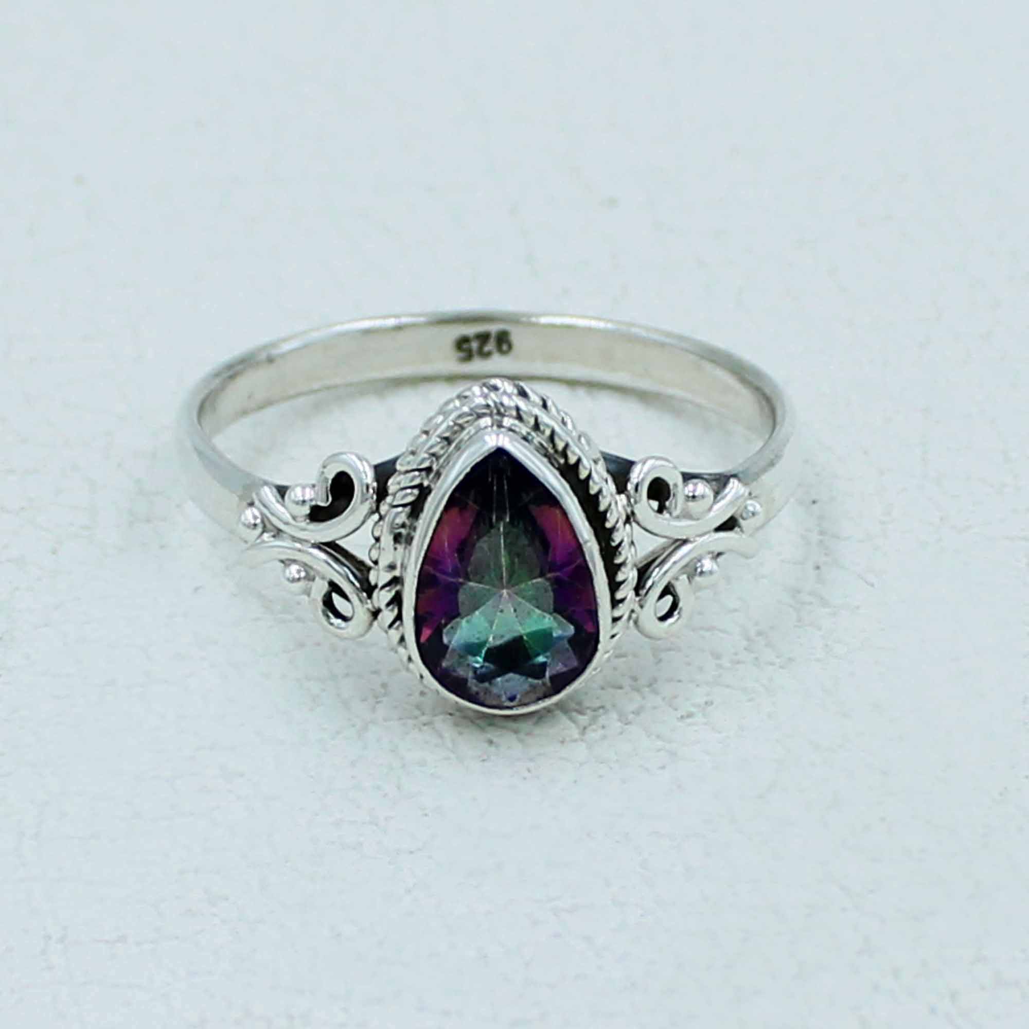 Silvex Jewelry - Wholesale Engagement Ring - Solitaire Citrine Engagement Ring in Sterling Silver3