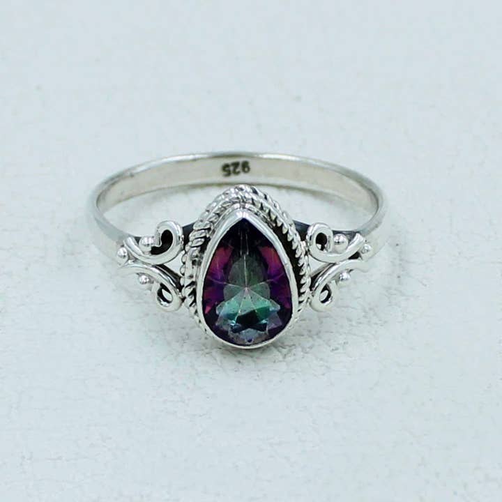 Silvex Jewelry - Wholesale Engagement Ring - Solitaire Citrine Engagement Ring in Sterling Silver3