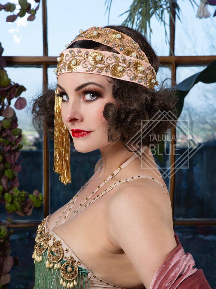 Craft your own ~ Pink Art Deco Headband for wholesale by Talulah Blue