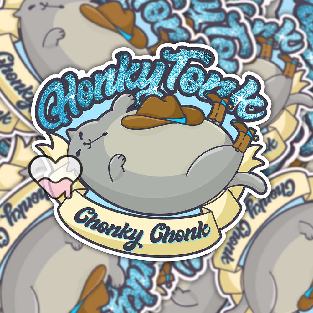 Lil Charmery - Wholesale Sticker - Honky Tonk Chonky Chonk Sticker4
