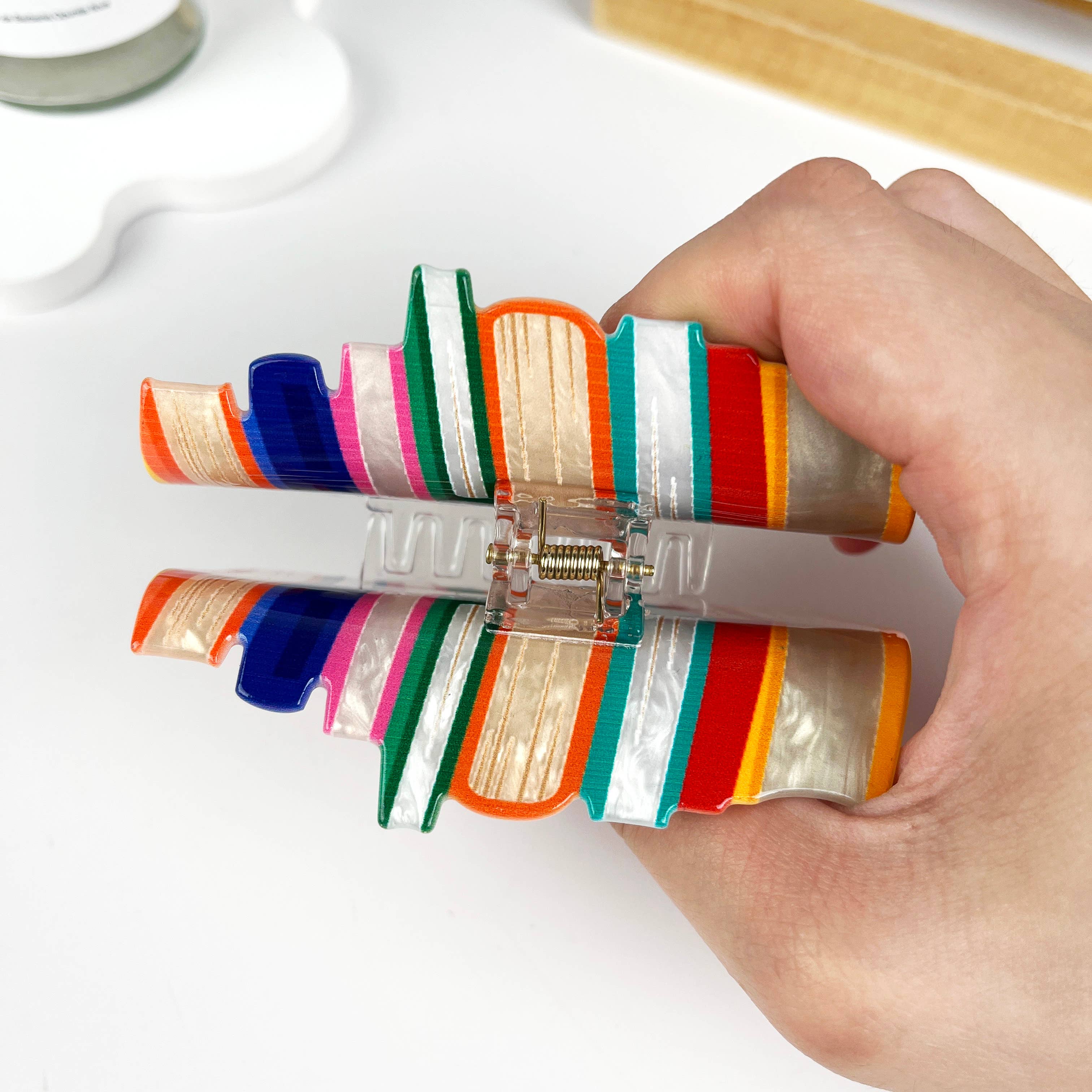 mildstyles – wholesale Hair clip – Women’s – Ocean of Knowledge Book Hair claw clip5