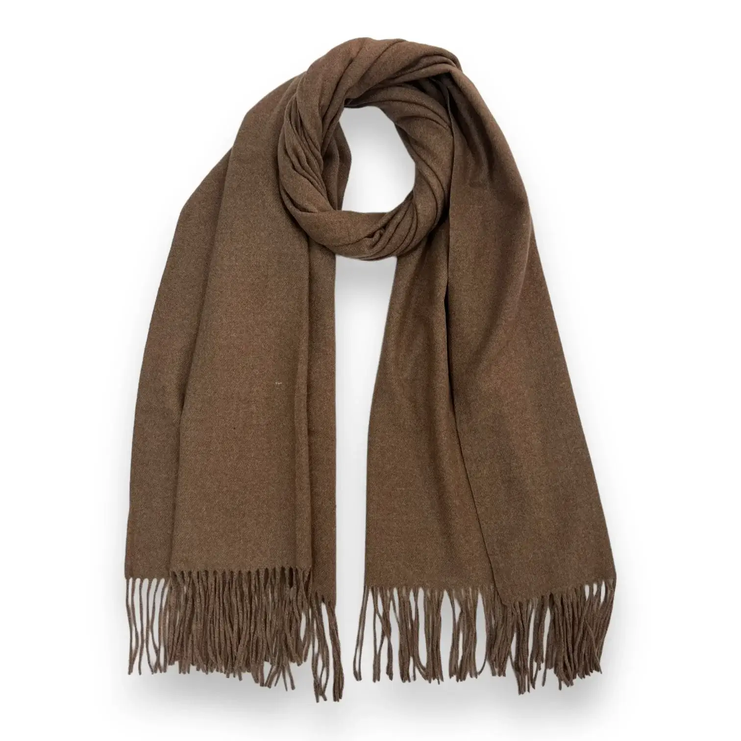 Lili Scarves (US Duty Free) – wholesale Scarf – Women's – Classic Plain Cashmere Blend Scarf with Tassels12